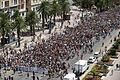 Protest       -  Tausende Menschen demonstrieren in Málaga gegen Massentourismus und hohe Mieten.