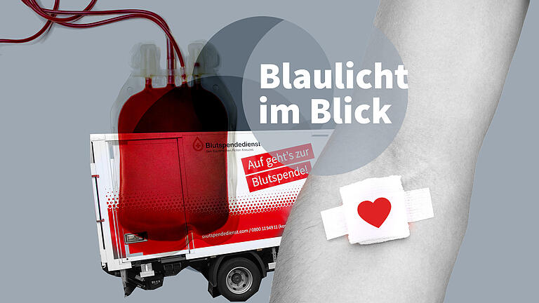 Blutspende beim Roten Kreuz       -  In unserer Serie 'Blaulicht im Blick'  stellen wir die Arbeit sogenannter Blaulicht-Organisationen im Landkreis Bad Kissingen aus einem etwas anderen Blickwinkel vor. In dieser Folge lesen Sie, wie viel Arbeit hinter der Vorbereitung eines Blutspendetermins steckt.