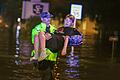 Hurrikan Helene - Florida       -  Ganze Straßenzüge stehen unter Wasser.