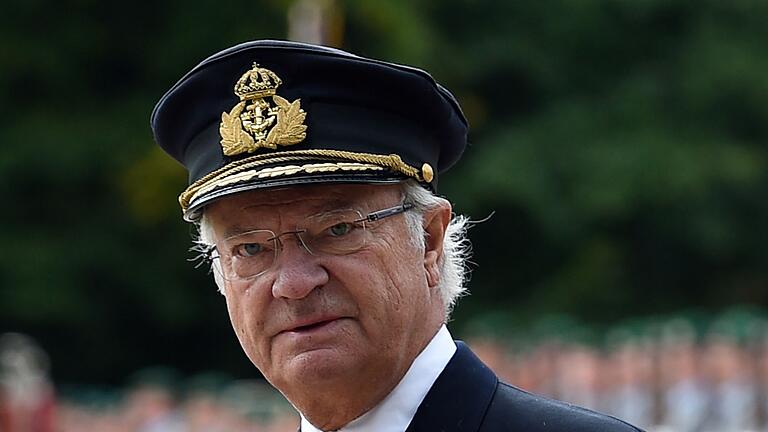 Schwedens König Carl XVI. Gustaf       -  König Carl Gustaf trauert um seine Schwester Birgitta. (Archivbild)
