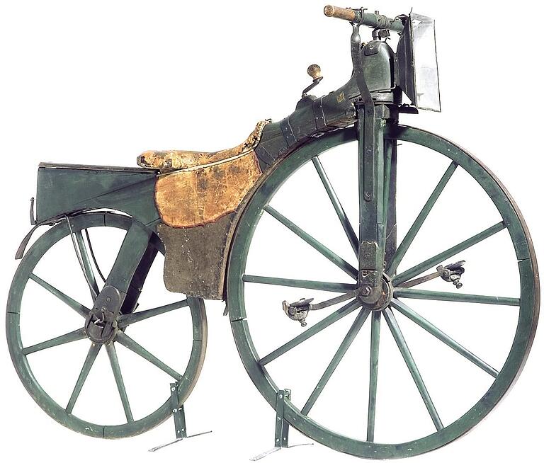 Ein originales Tretkurbelfahrrad von Fahrradpionier Philipp Moritz Fischer (1812-1890) gehört zu den Ausstellungstücken.&nbsp;