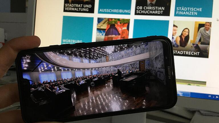 Stadtrat Würzburg live im Internet – das gibt es auch im neuen Jahr, allerdings nicht mehr im gewohnten Umfang.