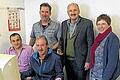 Bildschirme sind noch da, die Computer sind abgebaut im Betriebsratsbüro der früheren Firma Kokinetics: (von links, stehend) Betriebsrat Klaus-Dieter Englert, Bernd Rützel, Birgit Adam (IG Metall), (sitzend) Betriebsrat Dogan Özer, Betriebsratsvorsitzender Peter Rüb