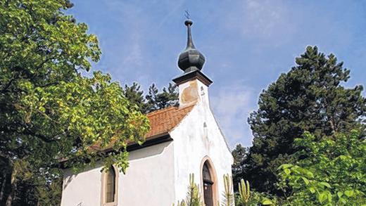 Auf dem Berg: das Erlabrunner Käppele.