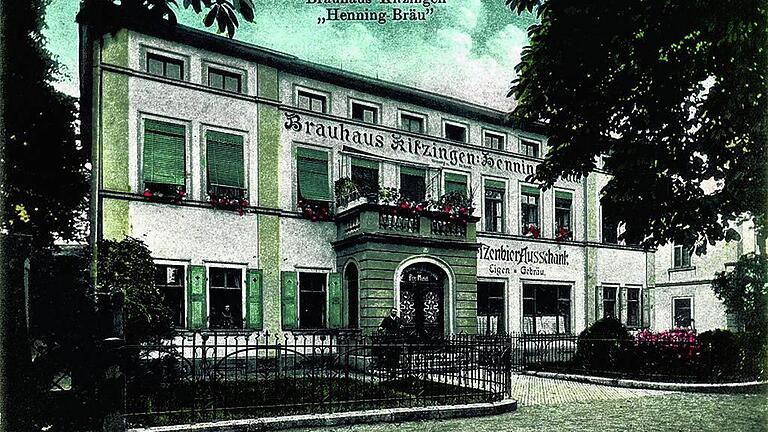 (Die Postkarte zeigt das Brauhaus Henning mit dem Gasthaus von 1915.