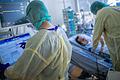Langzeit-Covid-Patienten und nachgeholte Operationen sorgen weiter für ausgelastete Intensivstationen in den unterfränkischen Kliniken.&nbsp;