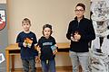 Die Pokalgewinner von links Luis Leja (Schweinfurt), Vitus Siegel (Würzburg), David Valean (Bad Neustadt).