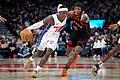 Toronto Raptors - Detroit Pistons       -  Dennis Schröder bestach in Toronto mit Zug zum Korb.