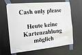 Auch in Main-Spessart hatten einige Läden seit Donnerstagmorgen mit einer Störung bei der Kartenzahlung zu kämpfen.