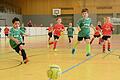 Unser Bild zeigt eine Szene aus dem Spiel des FC Hammelburg (in grün) gegen den FC Elfershausen bei den U-7-Junioren beim Hallenfußball-Turnier im Januar 2018.       -  Unser Bild zeigt eine Szene aus dem Spiel des FC Hammelburg (in grün) gegen den FC Elfershausen bei den U-7-Junioren beim Hallenfußball-Turnier im Januar 2018.