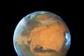 Mars.jpg       -  Der Planet Mars aufgenommen vom 'Hubble'-Weltraumteleskop. Am 16. Januar ist er auch mit bloßem Auge sehr gut erkennbar.