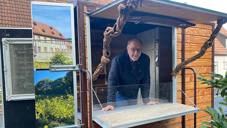 Der Gemündener Peter Reichel und sein 'Schoppenwächele'