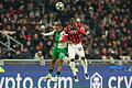 AC Mailand - Feyenoord Rotterdam       -  Feyenoord Rotterdam (l) besiegelt das Champions-League-Aus der AC Mailand.