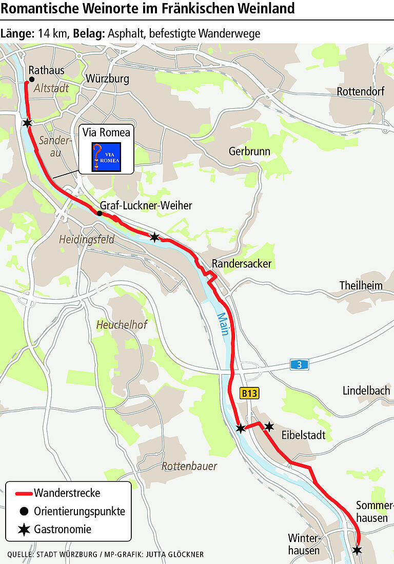 Freizeit: Die 5 schönsten Wanderungen bei Würzburg im Frühling Freizeit: Die 5 schönsten Wanderungen bei Würzburg im Frühling