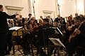 Paul-Eber-Kantorei, Orchester und Sologitarrist Rupert Bachmaier beim Konzert am Sonntag Abend unter der Leitung von Dekanatskantor Martin Blaufelder.