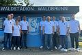 Auf dem Foto (von links): Marco Sauer (1. Kassier), Christoph Schmidt (Ehrenamtsbeauftragter), Helga Brünner (1. Schriftführerin), Rudolf Aufhauser (Abteilungsleiter Basketball), Marco Berthold (Abteilungsleiter Tennis), Oliver Remmele (2. Abteilungsleiter Tennis), Alexander Kehr (1. Vorstand), Benedikt Fiederling (2. Abteilungsleiter Fußball), Steffen Roos (Abteilungsleiter Fußball), Stefan Mager (2. Vorstand), Lukas Mager (2. Schriftführer), Longin Klingler (2. Kassier, nicht im Bild)