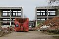 Nachdem das alte Hauptschule-Gebäude in Unterspiesheim zwischenzeitlich abgerissen wurde (das Bild entstand im Dezember), schlägt eine Bürgerinitiative diese Fläche erneut als Standort für den Neubau der Grundschule vor. Die Unterschriftenaktion für ein Bürgerbegehren startet am Samstag. Bereits 2023 gab es ein solches. Der folgende Bürgerentscheid wurde zwar gewonnen, war aber nur ein Jahr bindend.