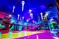Blick in 'Tukis Unterwasserwelt', dem Indoor-Spielplatz im Freizeit-Land Geiselwind.