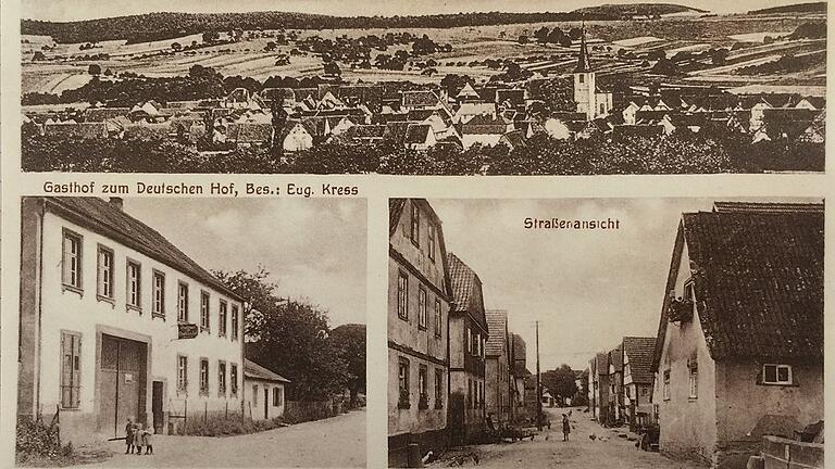 Das alte Hundsfeld (heute Truppenübungsplatz Hammelburg) vor seiner Absiedlung 1937/38. Das alte Hundsfeld (heute Truppenübungsplatz Hammelburg) vor seiner Absiedlung 1937/38.