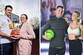 Liebe unter Sportlern: das Basketballer-Ehepaar Kreso und Hanna Loncar (links) und der Fußballer Ingo Feser mit seiner Bodybuilder-Freundin Katharina Schneider.