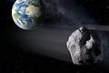 Asteroid in Erdnähe       -  Ein Asteroid wird vom 29. September bis zum 25. November auf einer hufeisenförmigen Bahn die Erde begleiten. (Illustration)