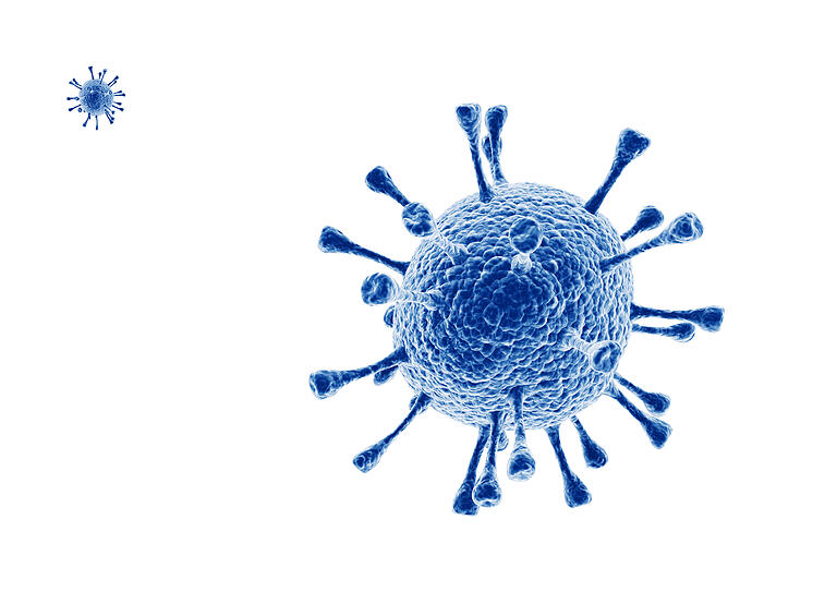 Das Humane Immundefizienz-Virus (HIV) ist ein behülltes Virus aus der Familie der Retroviren. Mit einem Durchmesser von etwa 100 bis 120 Nanometer ist es für ein Virus überdurchschnittlich groß. Das Humane Immundefizienz-Virus (HIV) ist ein behülltes Virus aus der Familie der Retroviren. Mit einem Durchmesser von etwa 100 bis 120 Nanometer ist es für ein Virus überdurchschnittlich groß. 
