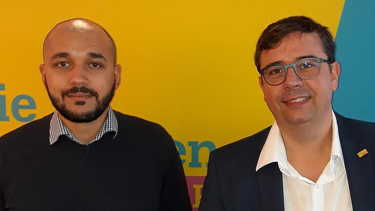 Führen die FDP Schweinfurt: Ronny Kaufmann (links, Vorsitzender) und Allan Muschel (Stellvertreter) Führen die FDP Schweinfurt: Ronny Kaufmann (links, Vorsitzender) und Allan Muschel (Stellvertreter)