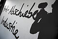 Ein Kameramann nimmt das 'Unwort des Jahres 2018' auf: Anti-Abschiebe-Industrie.
