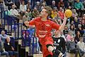 Lorenz Schmitt (im Bild) vom TSV Lohr gewann das Werferduell mit seinem älteren Bruder Ferdinand vom HSC Coburg II deutlich.