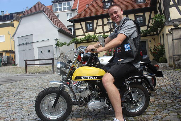 Klein aber oho: Das Hercules Sportbike 1, Baujahr 1972, von Daniel Schmitt. Klein aber oho: Das Hercules Sportbike 1, Baujahr 1972, von Daniel Schmitt.