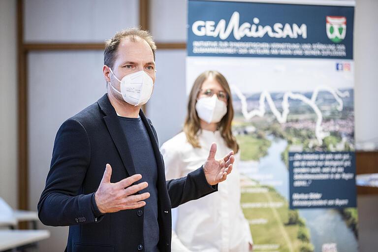 Sie müssen ab sofort und innerhalb der nächsten zwei Jahre 'geMAINsam' zum Erfolg führen: Projektleiter Marc Heinz und Koordinierungsassistentin Simone Kolb Sie müssen ab sofort und innerhalb der nächsten zwei Jahre 'geMAINsam' zum Erfolg führen: Projektleiter Marc Heinz und Koordinierungsassistentin Simone Kolb