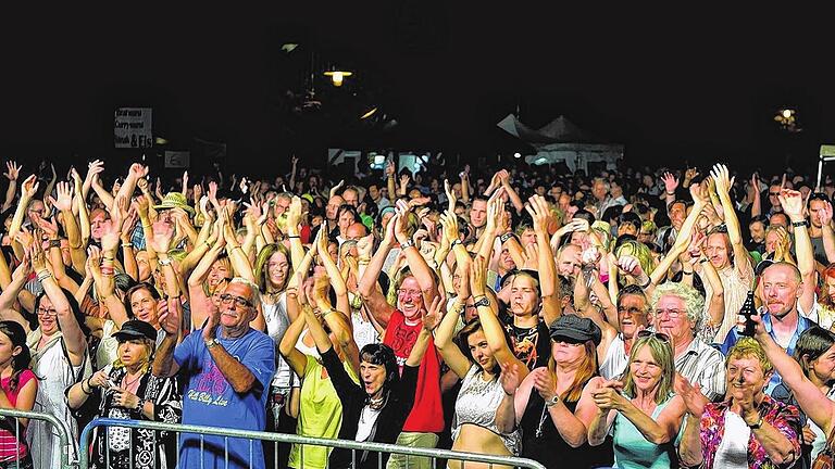 Ausnahmezustand: Beste Stimmung herrschte bei den Besuchern des zweiten Wild-Times-Festival im Jahr 2013 auf dem ehemaligen Gartenschaugelände an der Alten Mainbrücke in KItzingen.