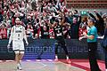Im Hinspiel gegen Derthona hatten Mike Lewis II (Nummer 0) und die Würzburg Baskets Grund zu Freude. Das Rückspiel gegen die Italiener nimmt der Partie gegen Patras am Mittwoch die Brisanz.