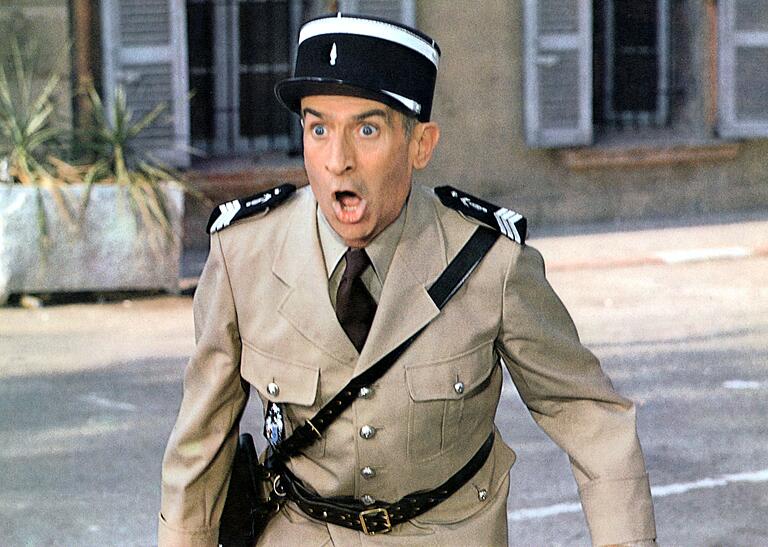 Louis de Funès galt die Persiflage von Oliver Tissot bei Fastnacht in Franken. Louis de Funès galt die Persiflage von Oliver Tissot bei Fastnacht in Franken.