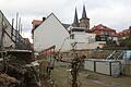 Triste Aussichten für den geplanten Hotel-Gasthof 'Wilder Mann' in Gerolzhofen. Die seit vielen Monaten ruhende Baustelle beschäftigt nun auch das Landgericht Schweinfurt.