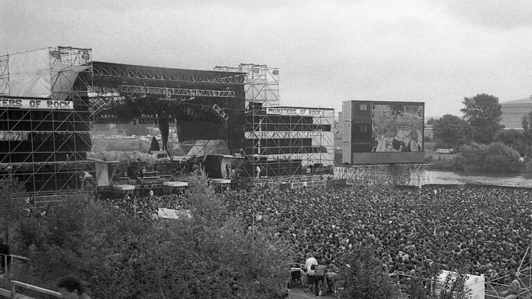 Superstars, riesige Bühne, Menschenmassen: Das Monsters-of-Rock-Festival übertraf 1988 alles bisher Dagewesene in Schweinfurt.