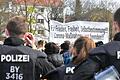Am 8. Mai darf es am Volksfestplatz in Schweinfurt eine Kundgebung mit bis zu 3400 Personen geben. Das genehmigte die Stadt nun unter Berücksichtigung der derzeitigen Inzidenz. Auf dem Bild ist eine Szene der SWADS-Kundgebungen im April auf dem Volksfestplatz zu sehen.