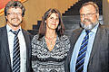 Die Spitze des ULLV: Vorsitzender Gerhard Bleß und seine Stellvertreter Ingrid Otto und Helmut Schmid (von rechts)