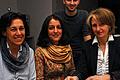 Redaktionsbesuch: An der Spitze des Integrationsbeirats stehen Ayfer Fuchs (Bild von links), Berrin Aras, Arbion Gashi und Ljubow Hurlebaus.
