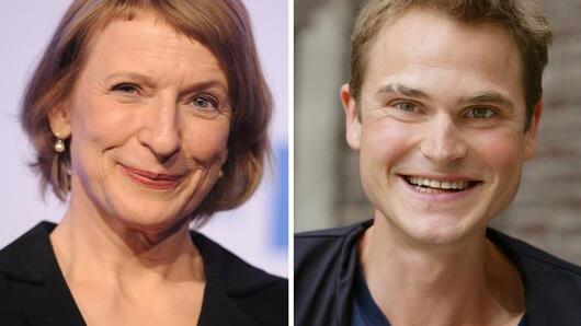 Drehbeginn Franken-Tatort       -  ARCHIV - Die Kombo zeigt die Schauspieler Dagmar Manzel (l, Aufnahme vom 06.03.2013) und Fabian Hinrichs (Aufnahme vom 04.08.2008). Am 26.08.2014 beginnen die Dreharbeiten für den Franken-Tatort in Nürnberg. Fotos: Henning Kaiser/Jens Kalaene/dpa (zu lby 'Dreh für Franken-«Tatort» beginnt in Nürnberg' vom 24.08.2014) +++(c) dpa - Bildfunk+++