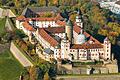 Die Festung Marienberg in Würzburg. Das neue Museum für Franken wird im vorderen Viereck entstehen. Noch ist es im barocken Zeughaus untergebracht (hinten im Bild).