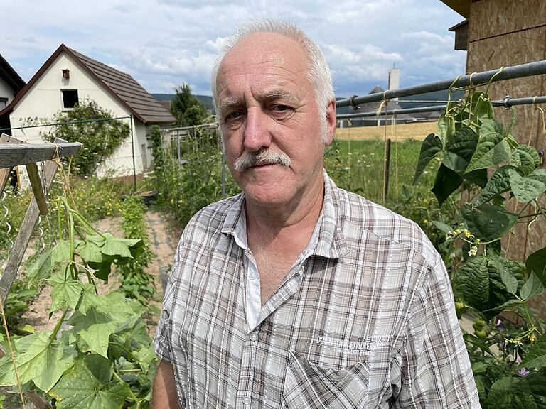 Hermann Hübner ist der Vorsitzende des Obst- und Gartenbauvereins in Wombach. Den schnellen Wechsel zwischen Kälte und Wärme sowie Trocken- und Regenzeiten sieht er als Folge des Klimawandels.