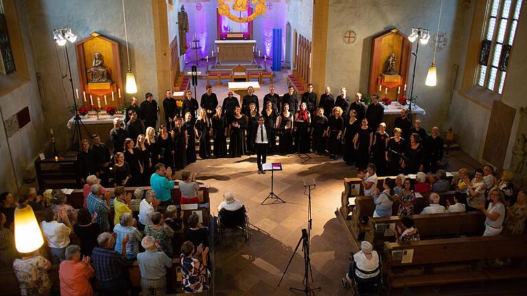 Der Chor Cantabile stand beim Klassikfestival Vinotonale in der Wallfahrtskirche Maria im Weingarten auf der Bühne. Der Chor Cantabile stand beim Klassikfestival Vinotonale in der Wallfahrtskirche Maria im Weingarten auf der Bühne.