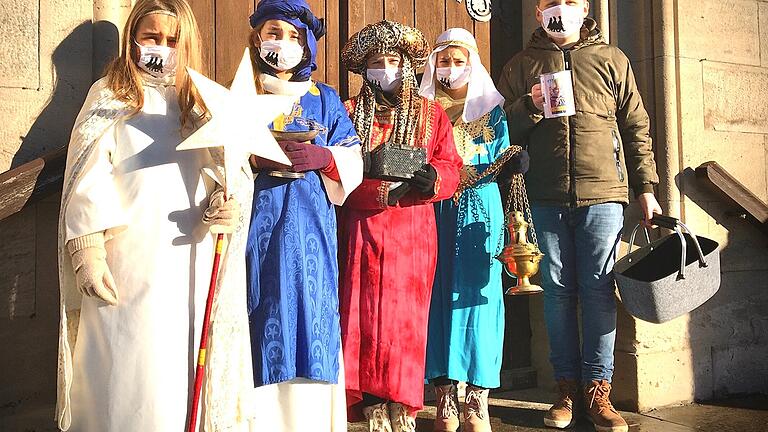 Die Sternsinger von Ottelmannshausen. Die Sternsinger von Ottelmannshausen.