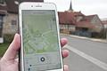Test des Mobilfunk-Empfangs in Ueschersdorf: Zwei 4G-Messpunkte zeigt die 'Funkloch-App' der Bundesnetzagentur beim Ortsbesuch der Redaktion an.