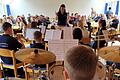 Das Kinderkonzert des Musikvereins Fladungen lockte viele Besucher an. Im Mittelpunkt stand das Ausprobieren verschiedener Instrumente.