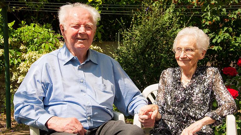 Gertrud und Otto Rickel feiern Gnadenhochzeit.