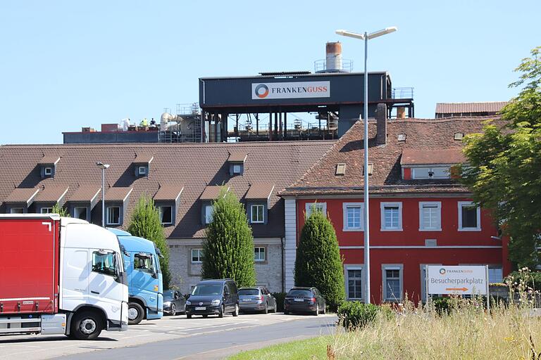 Die Gießerei Franken Guss in Kitzingen. Die Gießerei Franken Guss in Kitzingen.