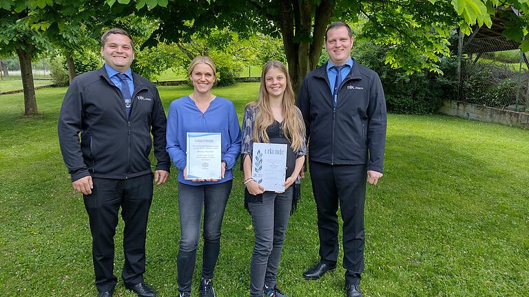 Auf dem Foto von links Simon Vierheilig, Carina Barthel, Lydia Kaufmann und Jochen Bartel.