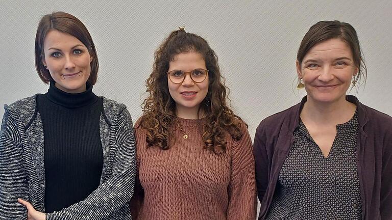 Das Team der Suchtpräventionsfachstelle der Stadt Würzburg : (von links) Arwen Jäkel, Amra Sinanovic und Stefanie Greß .